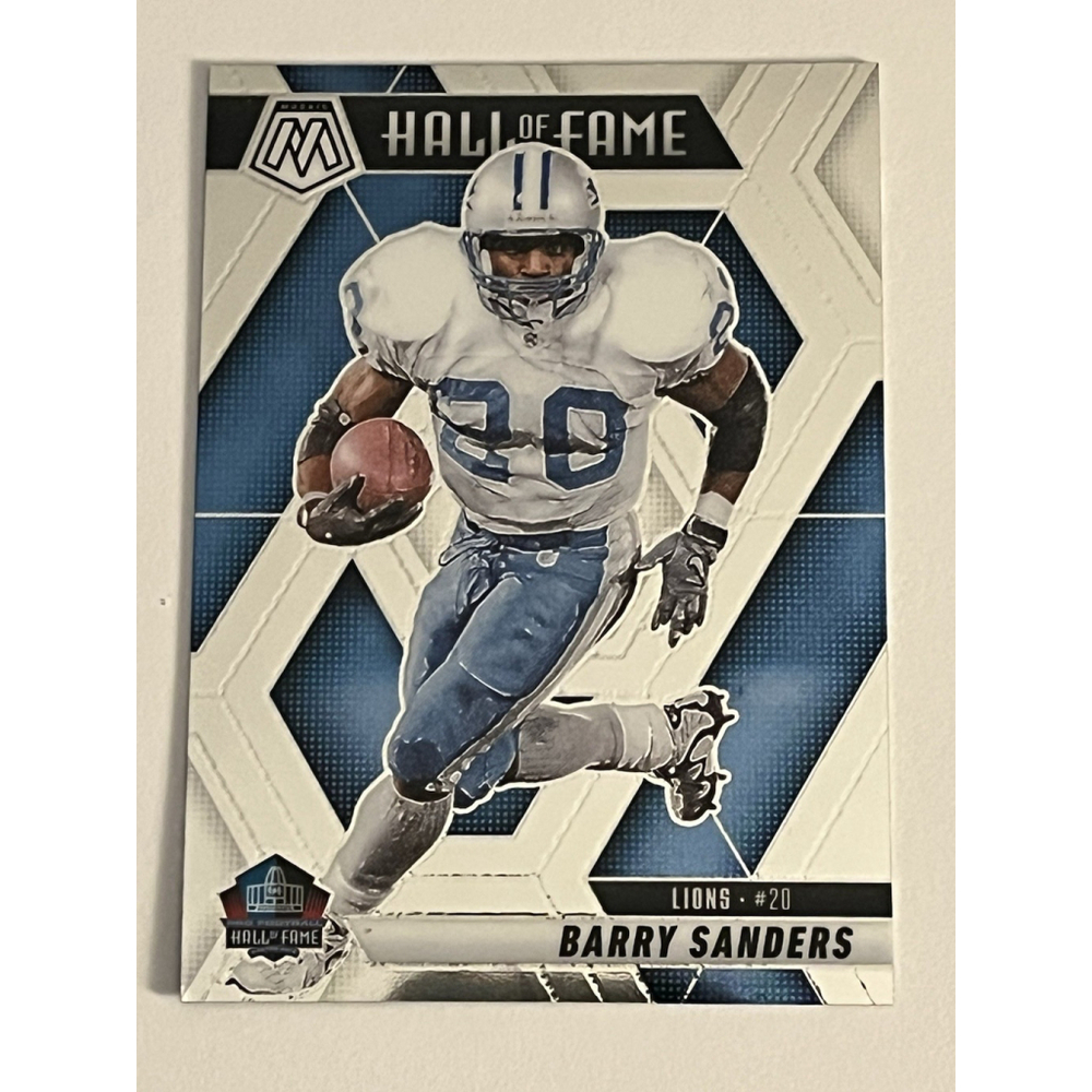 Barry Sanders 2025 Panini Mosaic Detroit Lions Hall of Fame Insert #291